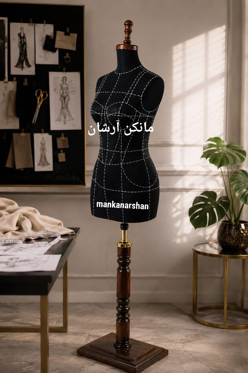 مانکن سوزنخور و اتو خور خطوط دار (مولاژ -دکلته-کرست دار-تاپلکس)